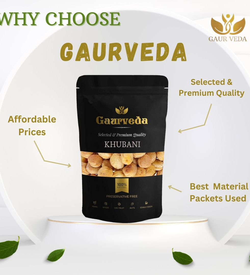 Gaurveda Khubani - Premium Quality Apricot 50 Grams