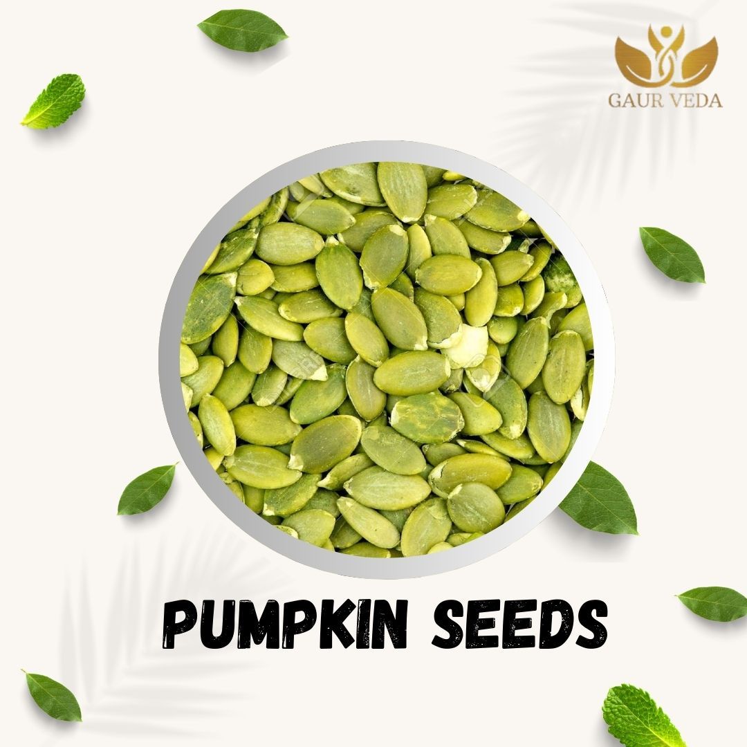 GAURVEDA Green Pumpkin Seeds Healthy Snack | Natural, Nutrient-Rich Seeds for Eating | Fresh, | Immunity Booster | Healthy Fats | 100 Grams