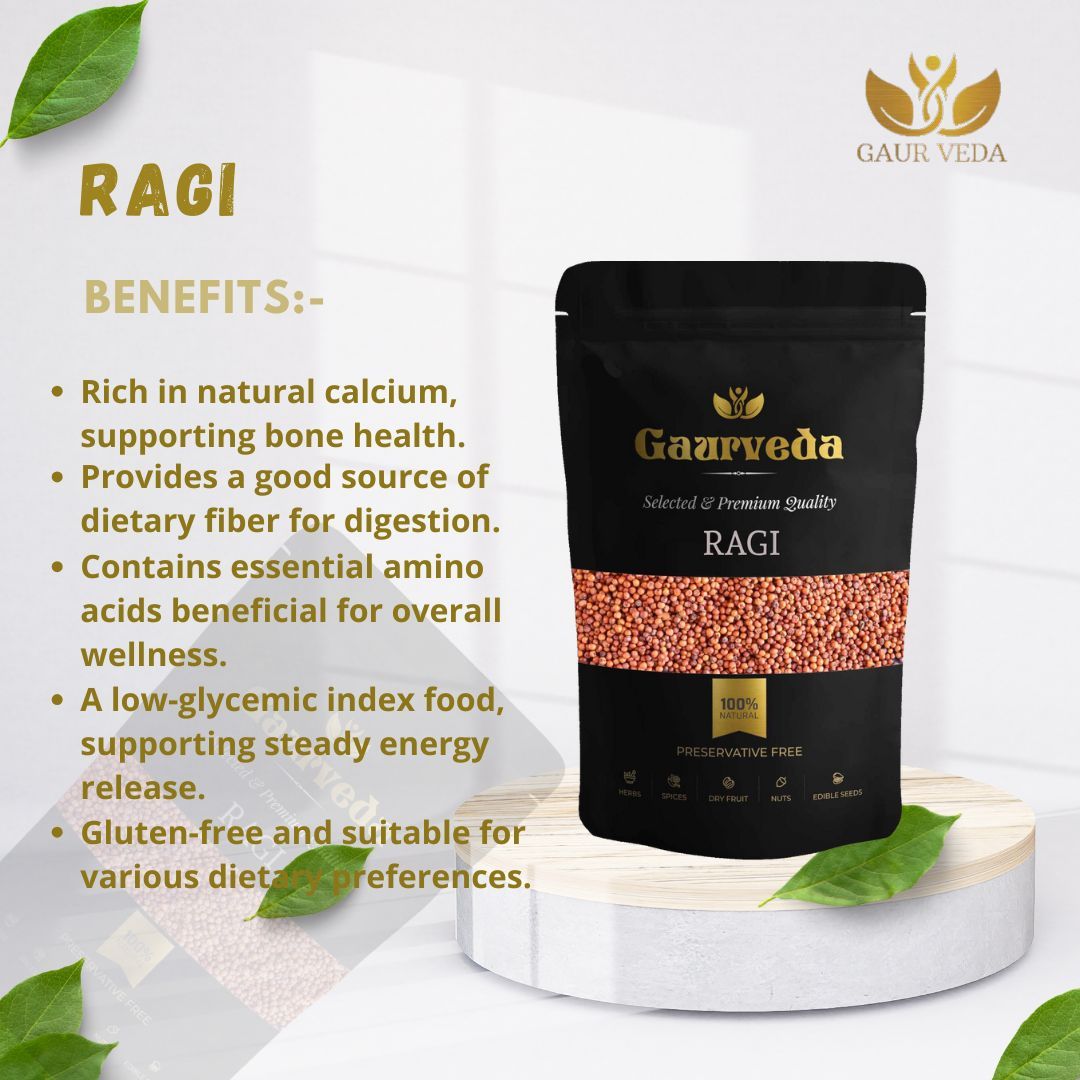Gaurveda Ragi Flour (1 Kg.)