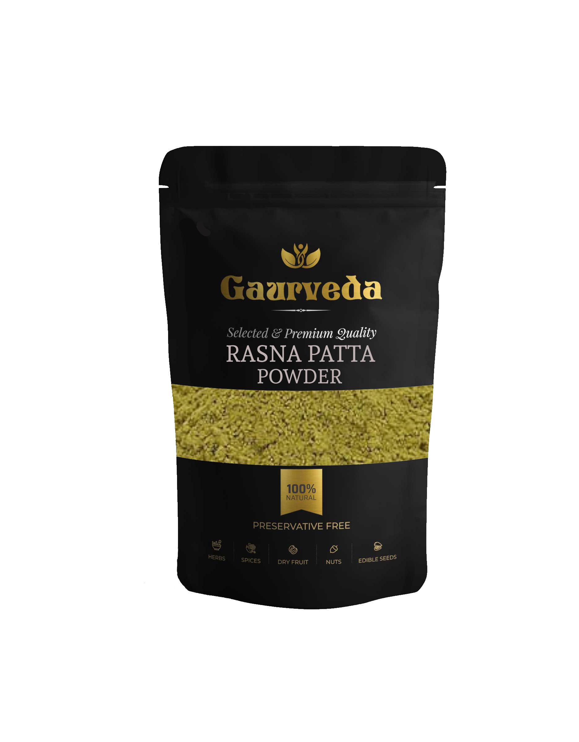 GAURVEDA Rasna patta Powder 100% Natural & Pure | Traditional Ayurvedic Herb/Seed/Powder | Supports Wellness & Daily Health | Ideal for Herbal Remedies, 100 Grams