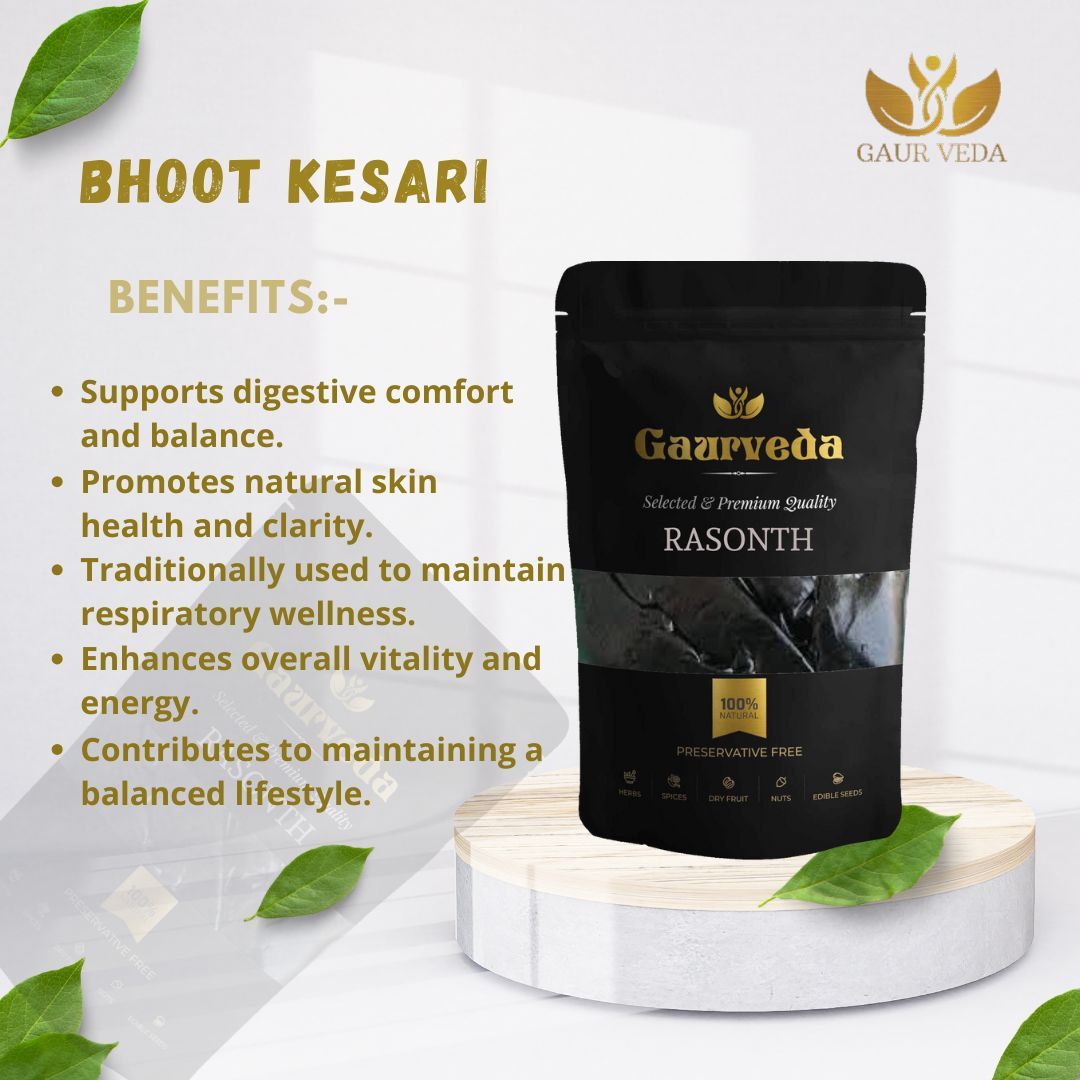 GAURVEDA Rasonth 100% Natural & Pure | Traditional Ayurvedic Herb/Seed/Powder | Supports Wellness & Daily Health | Ideal for Herbal Remedies, 100 Grams
