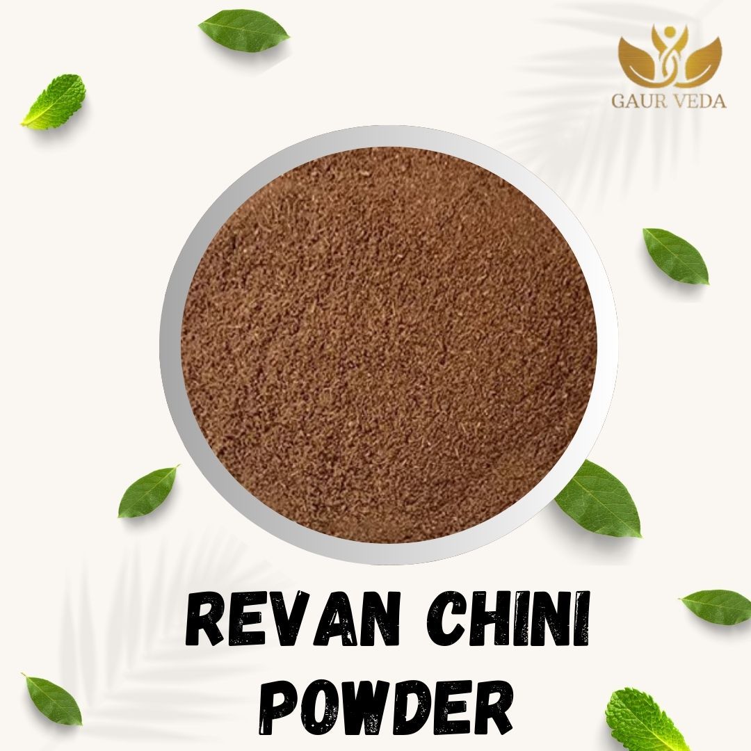 GAURVEDA Revan chini Powder 100% Natural & Pure | Traditional Ayurvedic Herb/Seed/Powder | Supports Wellness & Daily Health | Ideal for Herbal Remedies, 100 Grams