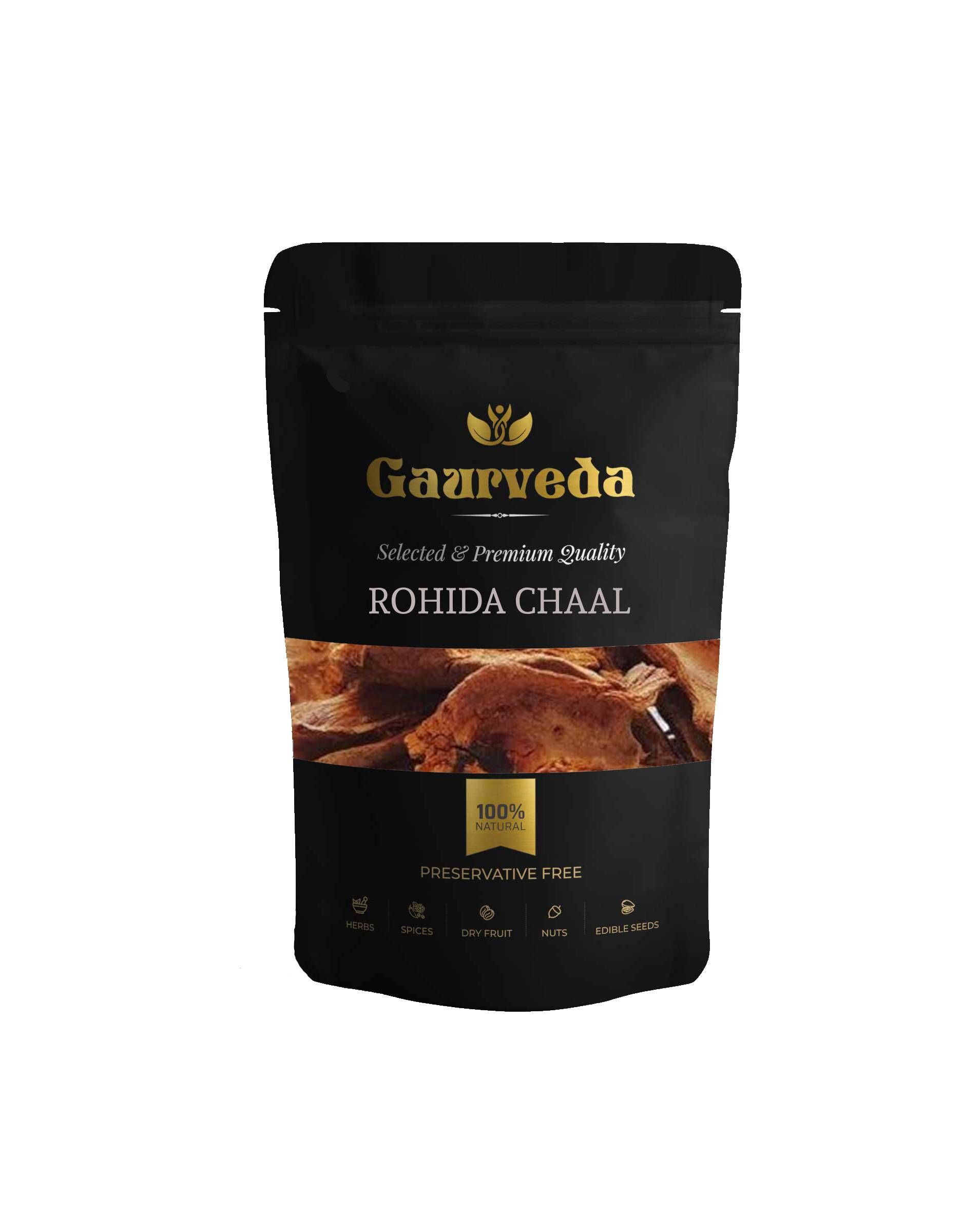 GAURVEDA Rohida chaal 100% Natural & Pure | Traditional Ayurvedic Herb/Seed/Powder | Supports Wellness & Daily Health | Ideal for Herbal Remedies, 100 Grams