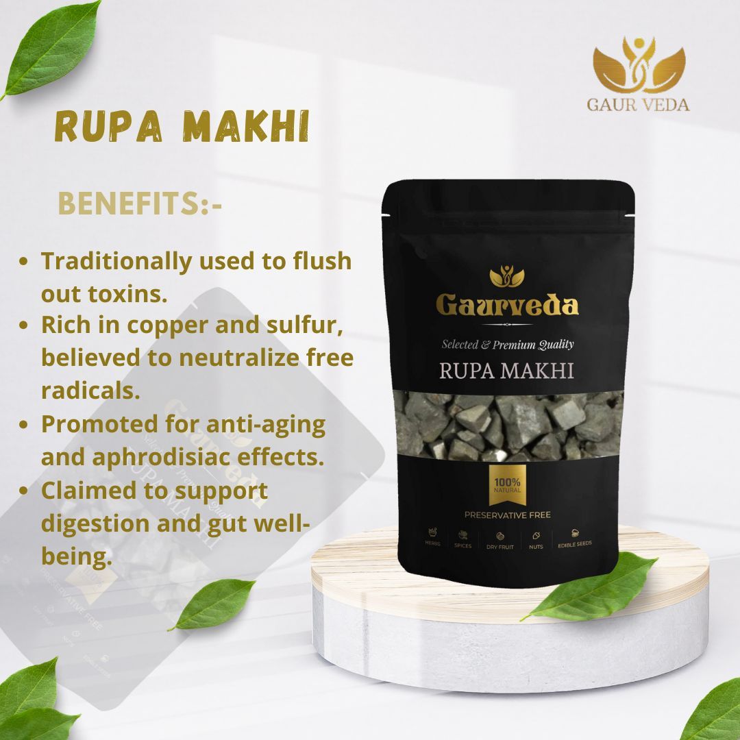 GAURVEDA Rupamakhi 100% Natural & Pure | Traditional Ayurvedic Herb/Seed/Powder | Supports Wellness & Daily Health | Ideal for Herbal Remedies, 100 Grams