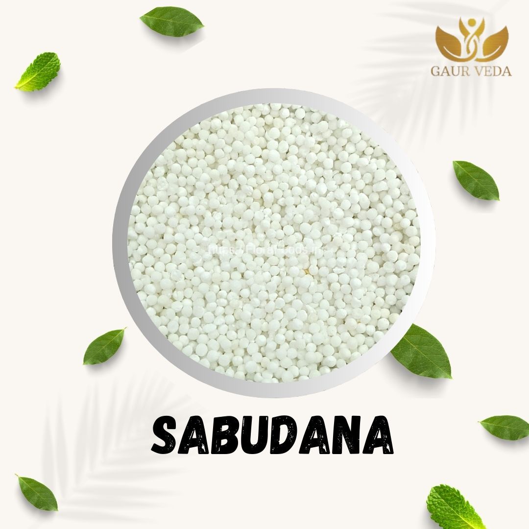 GAURVEDA Sabudana 100% Natural & Pure | Traditional Ayurvedic Herb/Seed/Powder | Supports Wellness & Daily Health | Ideal for Herbal Remedies, 100. Grams