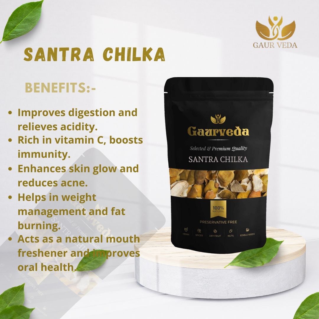 GAURVEDA Santra chilka 100% Natural & Pure | Traditional Ayurvedic Herb/Seed/Powder | Supports Wellness & Daily Health | Ideal for Herbal Remedies, 100 Grams