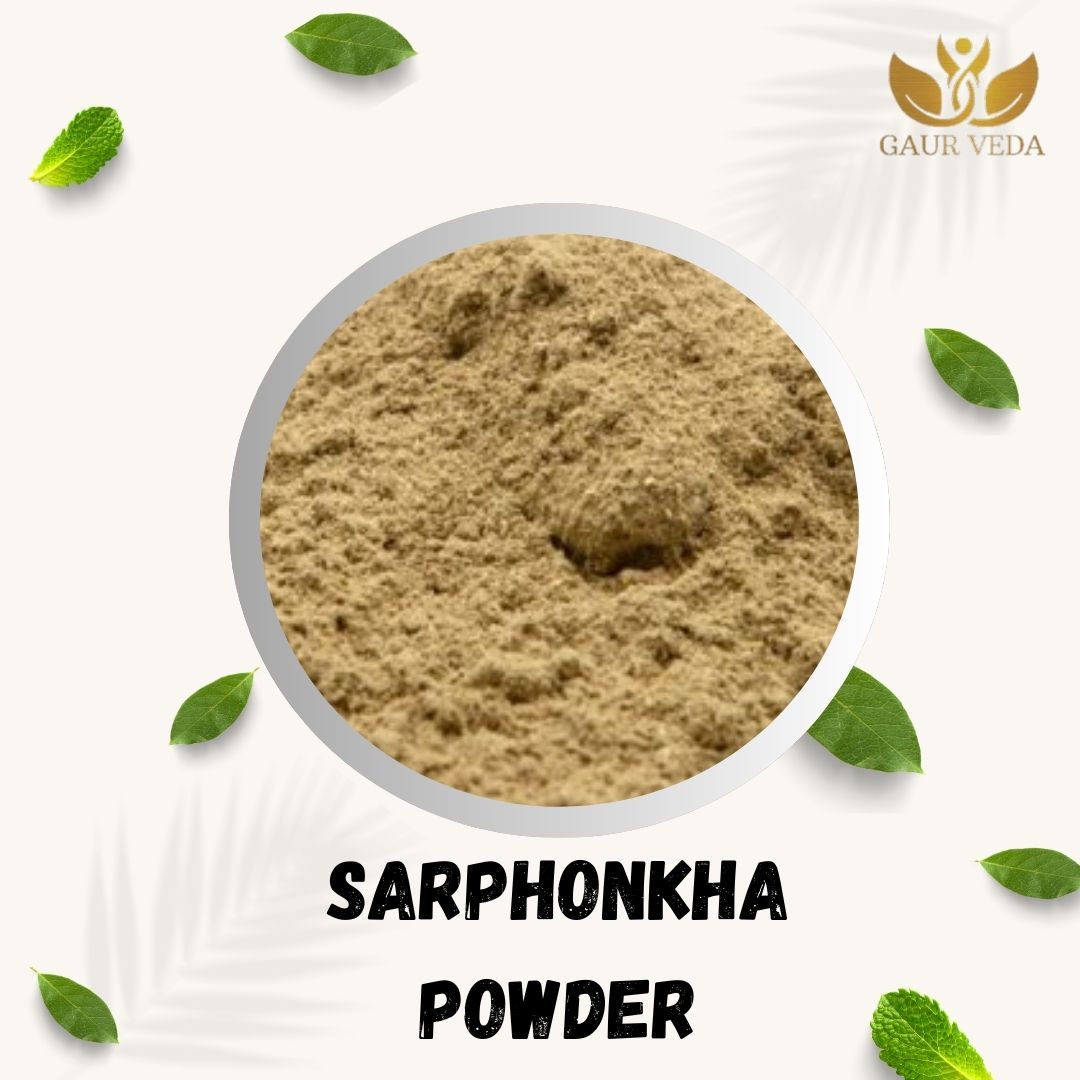 GAURVEDA Sarphonkha Powder 100% Natural & Pure | Traditional Ayurvedic Herb/Seed/Powder | Supports Wellness & Daily Health | Ideal for Herbal Remedies, 200 Grams{207