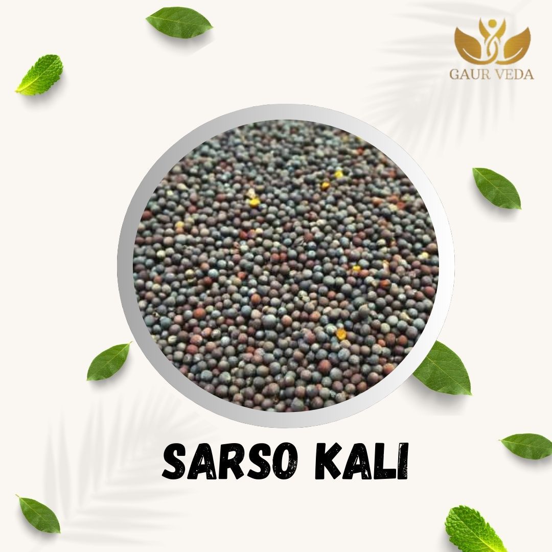 GAURVEDA Sarso Kali Fresh Mustard Greens |Authentic Indian Flavour| Nutritious Leafy Vegetable| Traditional Recipe Ingredient| | 1000 Grams