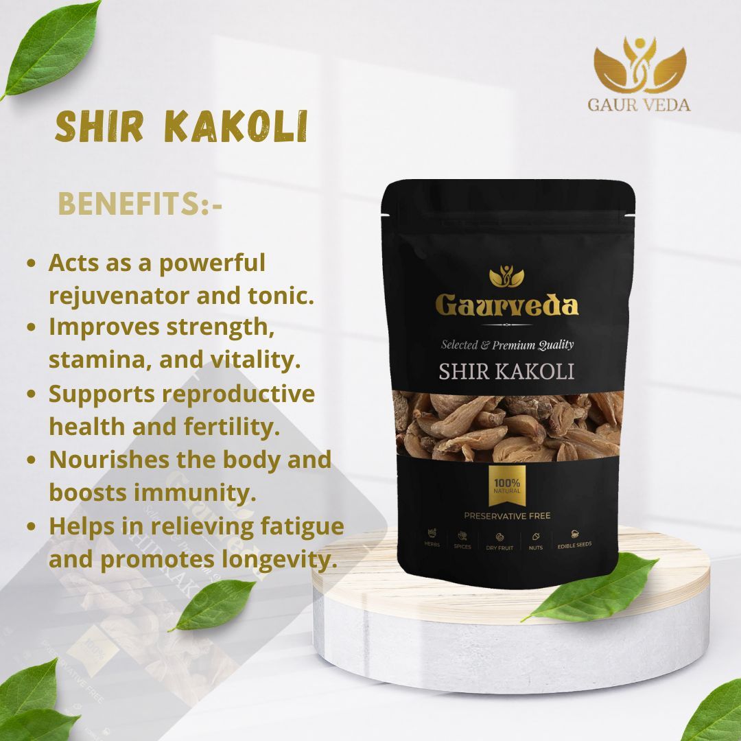 GAURVEDA Shirkakoli 100% Natural & Pure | Traditional Ayurvedic Herb/Seed/Powder | Supports Wellness & Daily Health | Ideal for Herbal Remedies, 100 Grams