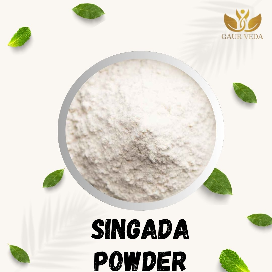 GAURVEDA Singada Powder 100% Natural & Pure | Traditional Ayurvedic Herb/Seed/Powder | Supports Wellness & Daily Health | Ideal for Herbal Remedies, 100 Grams