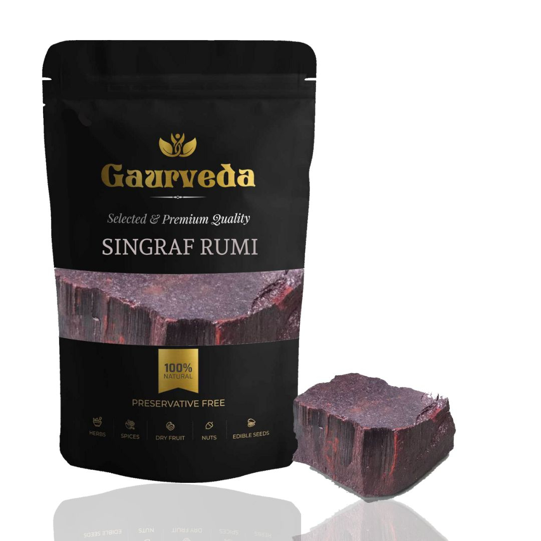 GAURVEDA Singraf 100% Natural & Pure | Traditional Ayurvedic Herb/Seed/Powder | Supports Wellness & Daily Health | Ideal for Herbal Remedies, 20 Grams{232