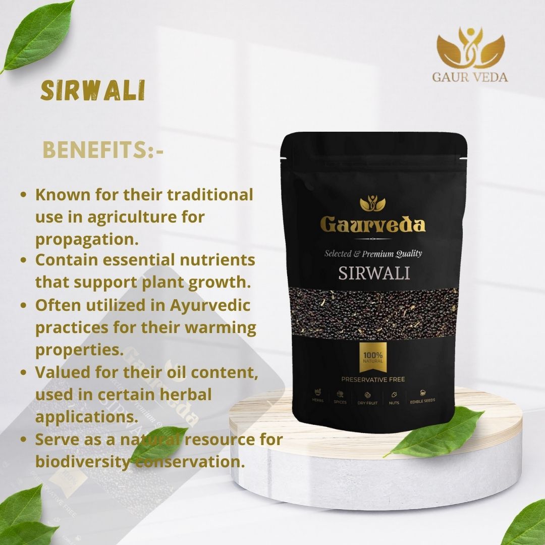 GAURVEDA Sirwali | Authentic Indian Snack | Traditional Recipe | Homemade Style | Delicious & Crunchy Treat | Perfect for Tea Time (Add Flavor!) | 100 Grams