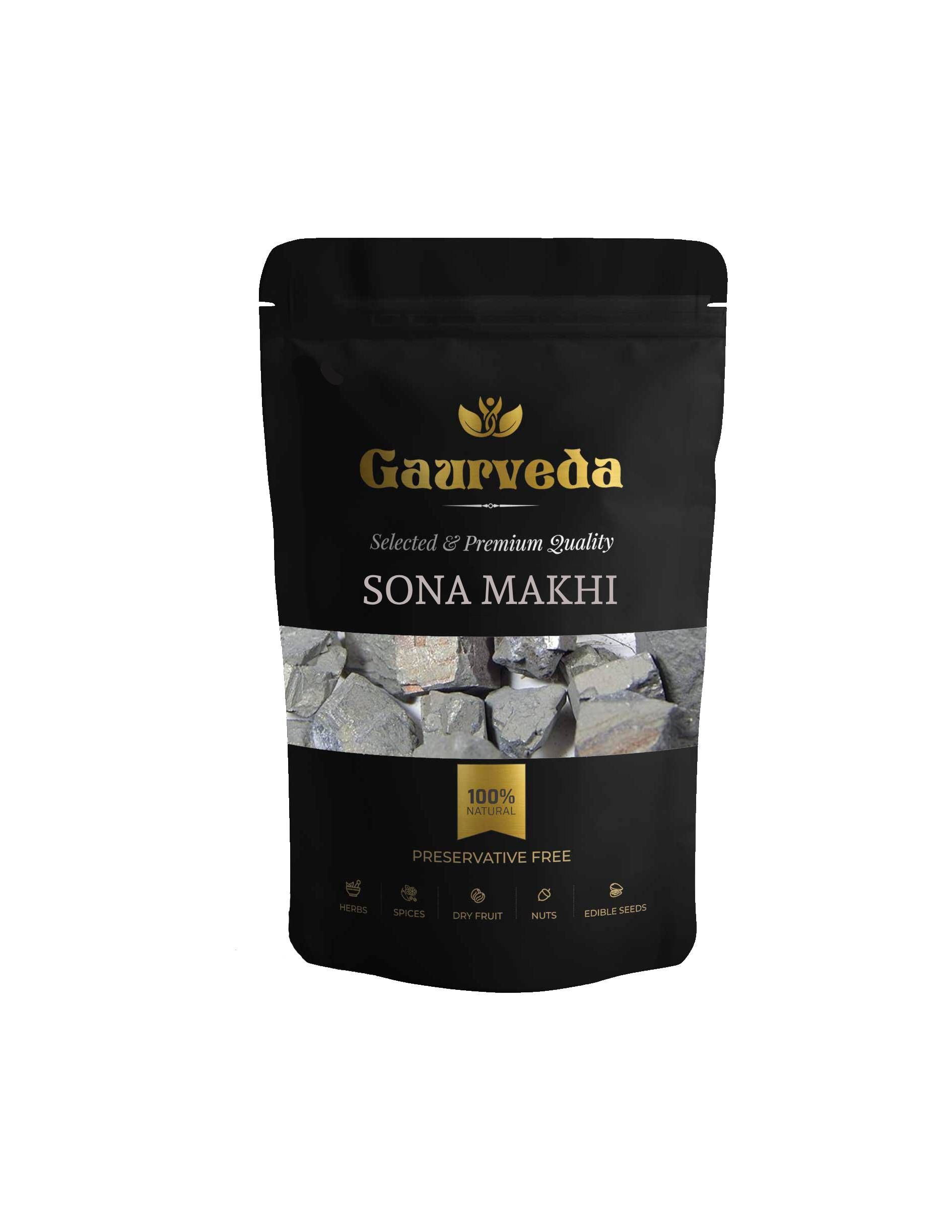 GAURVEDA Sonna Makhi 100% Natural & Pure | Traditional Ayurvedic Herb/Seed/Powder | Supports Wellness & Daily Health | Ideal for Herbal Remedies, 100 Grams
