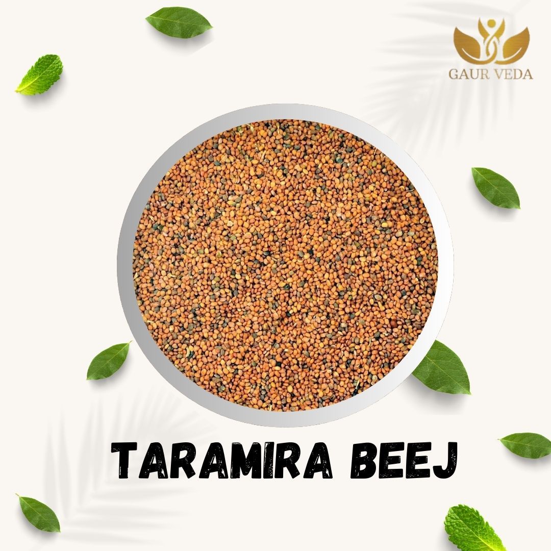 GAURVEDA Taramira Beej - Taramira Seeds - Arugula Seed - Natural (500 Grams)