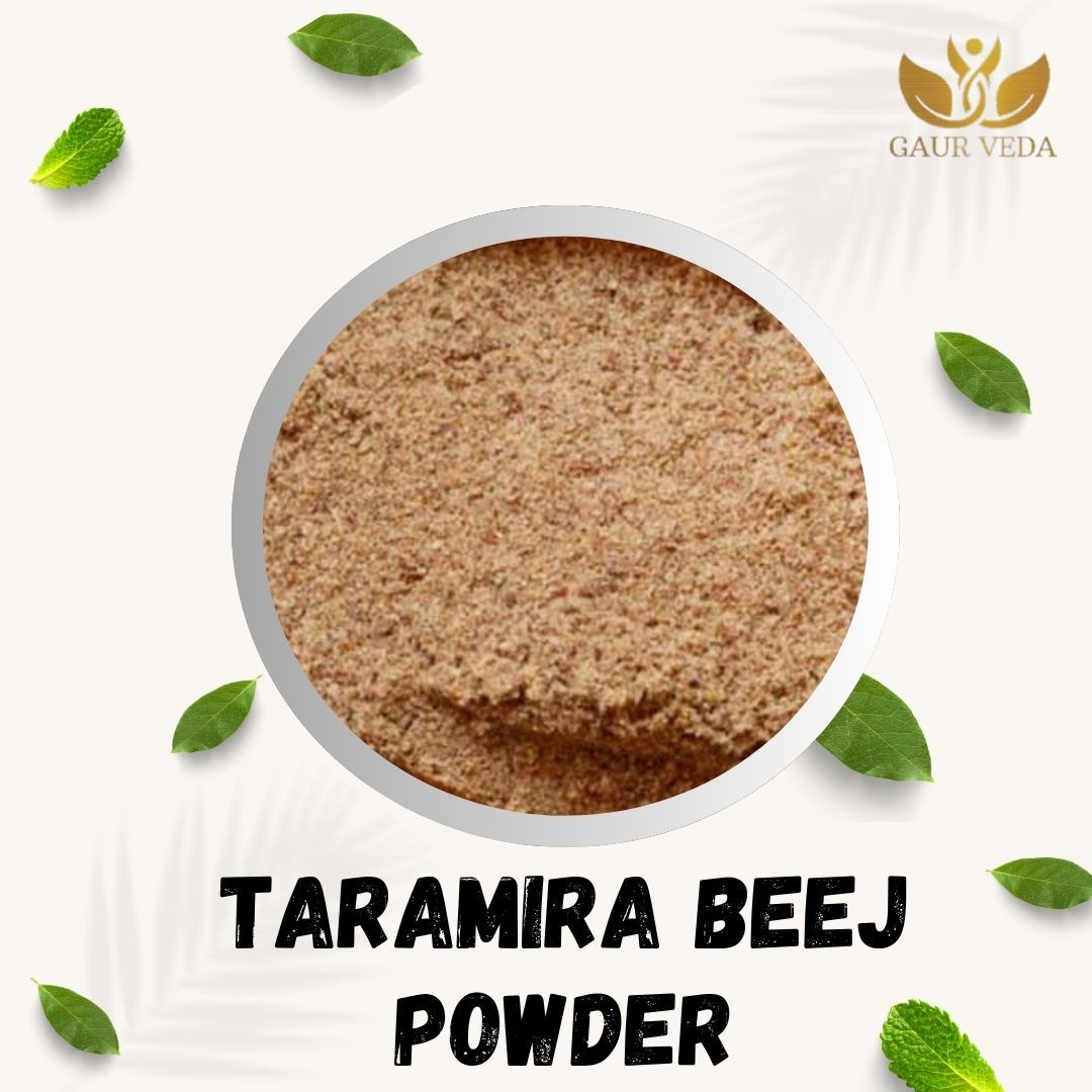 GAURVEDA Taramira Beej Pdr.- Taramira Seeds Pdr. - Arugula Seed Pdr. - Natural (100 Grams)