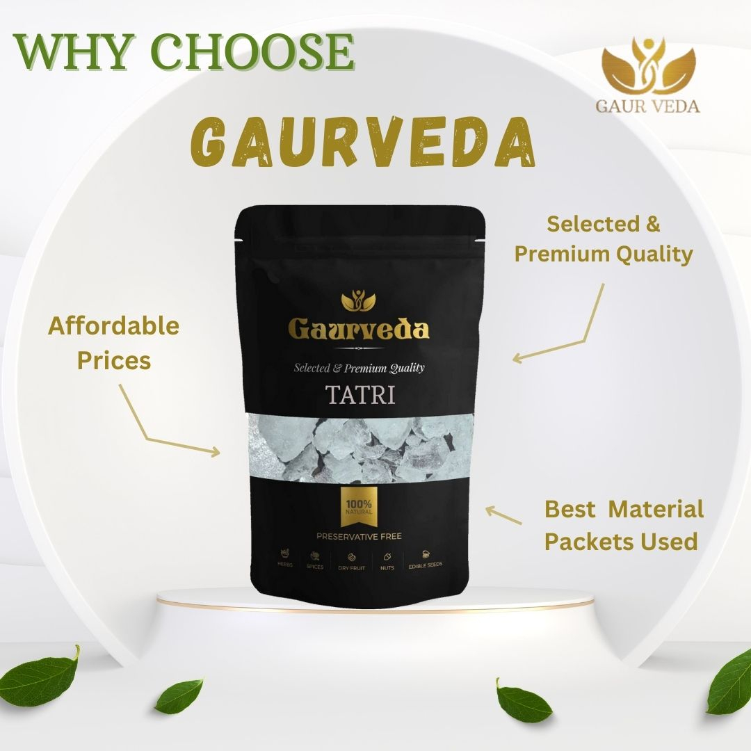 GAURVEDA Tatri - Traditional Indian Snack | Crispy & Savory Treat | Perfect for Tea-Time | Authentic Flavor | Homemade Taste | Enjoy Anytime, Anywhere | 100 Grams