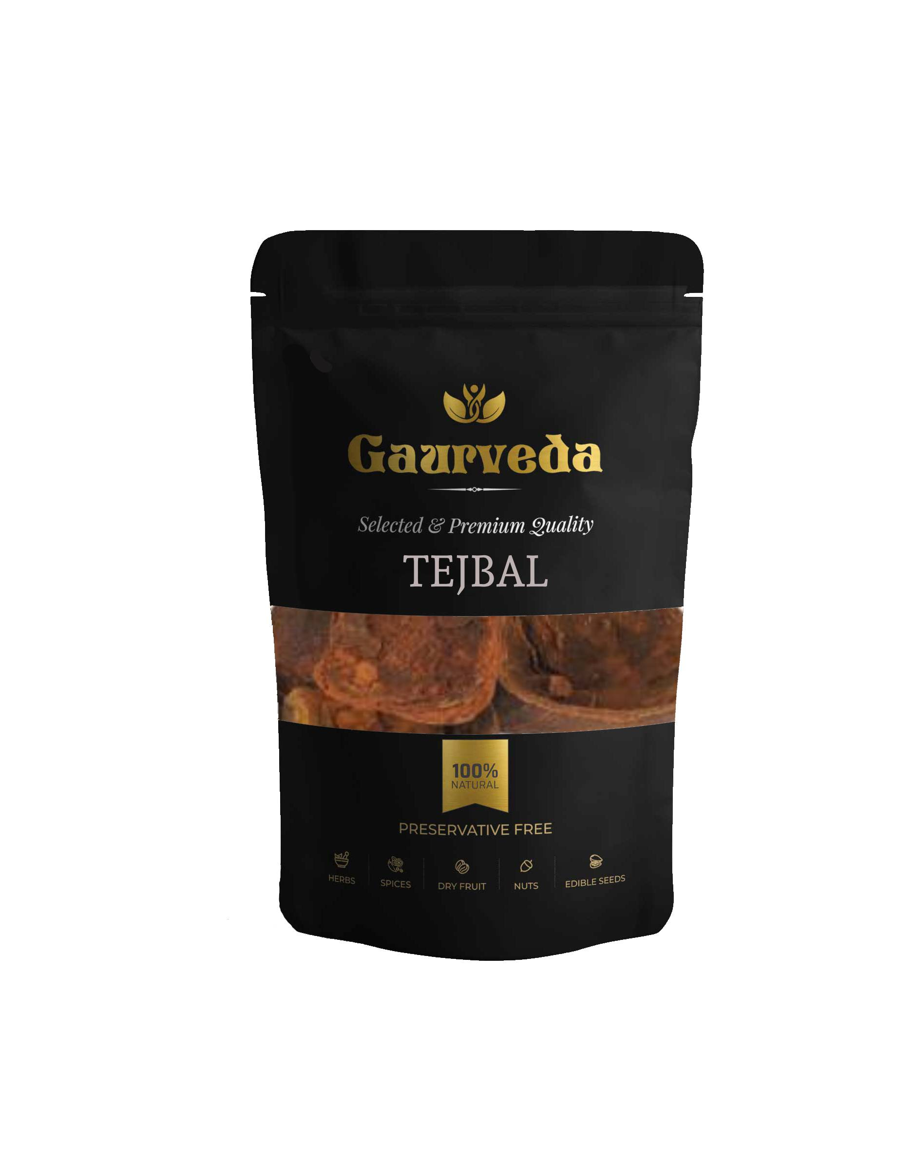 GAURVEDA Tejbal 100% Natural & Pure | Traditional Ayurvedic Herb/Seed/Powder | Supports Wellness & Daily Health | Ideal for Herbal Remedies, 100 Grams