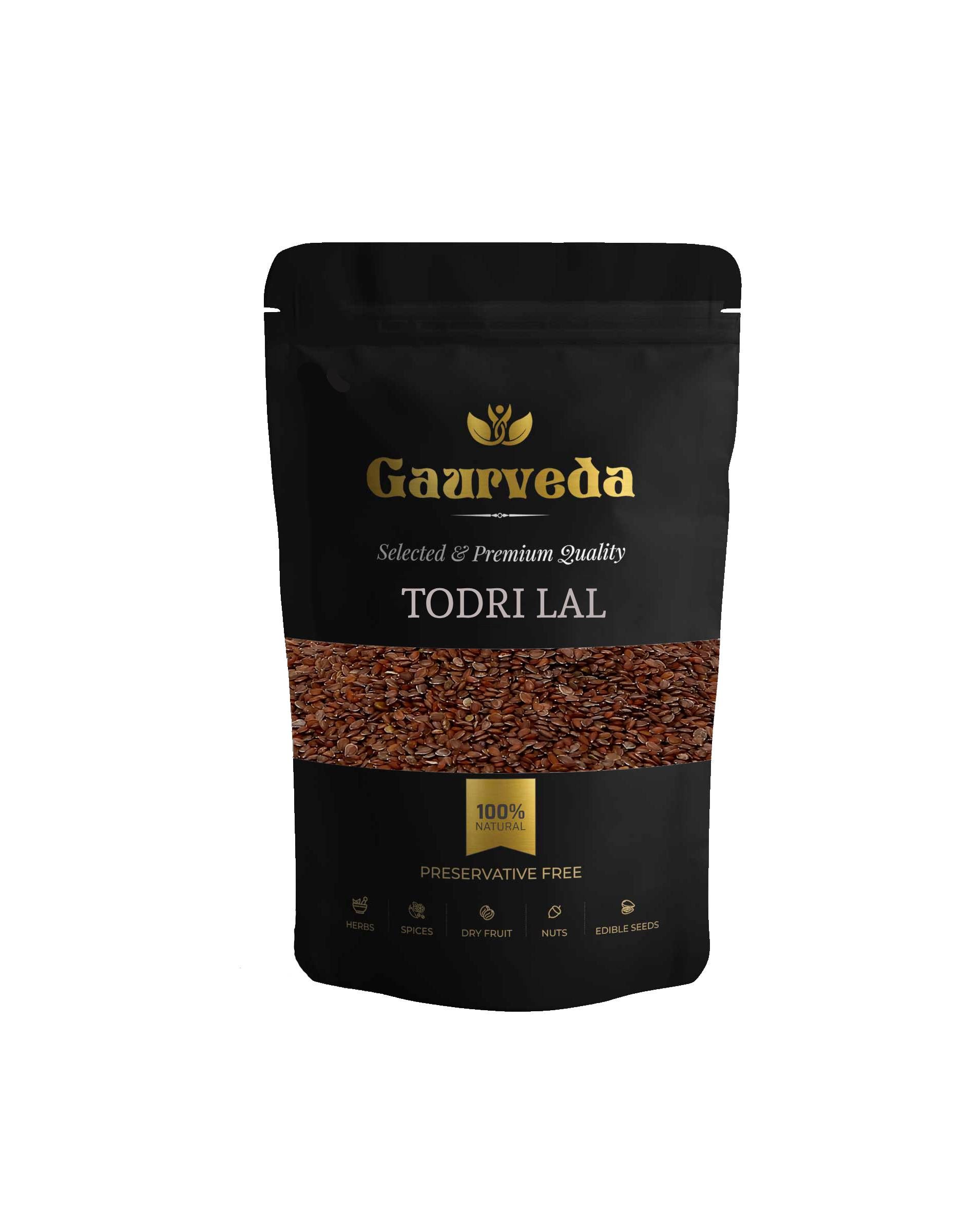 GAURVEDA Todri Lal Beej - Todari Surkh - Lepidium iberis - Natural (25 Grams)